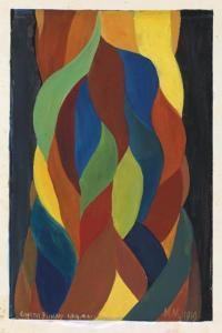 MATIUSHIN Mikhail 1861-1934,Composition,1919,Swann Galleries US 2012-09-20