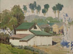 MATSON Victor Stanley 1895-1972,Hazy Los Angeles Morning,John Moran Auctioneers US 2012-10-16