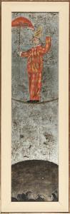 MATSUDA Fumiko 1900-1900,Clown on a Tight Rope,Neal Auction Company US 2021-03-04