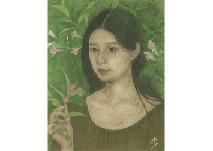MATSUIKE Ayumi,Flowers and a Girl,Mainichi Auction JP 2018-05-11