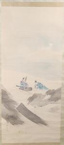 MATSUMOTO Fuko 1840-1923,Zwei lesende Samurais in den Bergen,Palais Dorotheum AT 2022-10-31