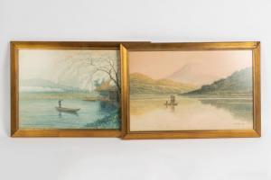 MATSUMOTO Y,TWO WORKS (LAKE SCENES),Abell A.N. US 2022-09-22