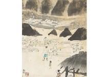 MATSUSHITA Kikuo,Landscape,Mainichi Auction JP 2018-01-13