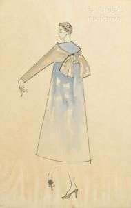 MATTA Serge 1910-1984,Elegante à la robe bleue et Elagnte à la robe gris,Gros-Delettrez 2024-01-19