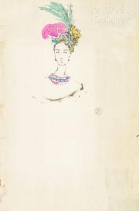 MATTA Serge 1910-1984,Tête de femme et Femme à la robe mauve,Gros-Delettrez FR 2024-01-19