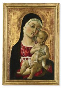 MATTEO DI GIOVANNI DI BARTOLO 1430-1495,The Madonna and Child,Christie's GB 2021-07-09