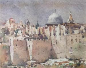 Matthews Christopher 1958,The Walls of Jerusalem & The Al Asia Mosque,Theodore Bruce AU 2019-10-27