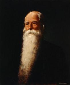 MATTHEWS George Bagby,Portrait of a Bearded Gentleman Wearing a BlackCoa,Weschler's 2006-05-20