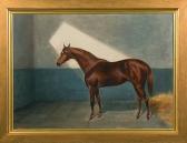 matthews m.a 1900-1900,A chestnut throughbred horse in loose box,Sotheby's GB 2008-01-15
