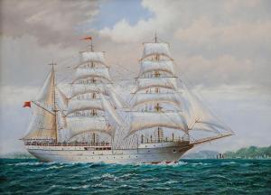 MATTHEWS Michael 1954,Barque off the Coast,David Duggleby Limited GB 2021-07-24