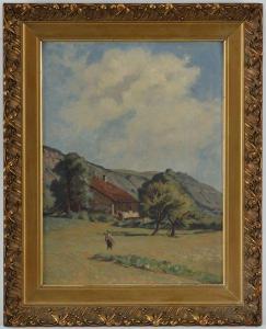 MATTHEY Jules 1852-1917,Collonges et le Salève,1904,Piguet CH 2011-06-22