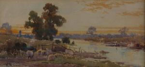 MATTHISON William 1853-1926,Evening - Distant view of Banbury from th,Bellmans Fine Art Auctioneers 2024-01-15
