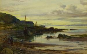 MATTHISON William,Scottish Inlet with Peterhead Fishing Boats,David Duggleby Limited 2020-11-06
