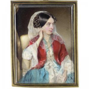 MATTIAS 1800-1860,PORTRAIT OF A LADY,1851,Sotheby's GB 2007-11-22