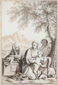 MATTIOLI Ludovico 1662-1747,Heilige Familie,Engel DE 2022-01-29