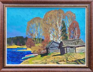 MATUSHEVSKI Yuri 1930-1999,'The village lake',Lots Road Auctions GB 2023-06-18