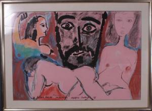 matusiak krystyna 1952,Hommage an Picasso,1993,Palais Dorotheum AT 2011-06-24