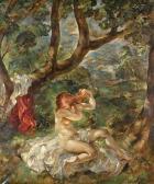 MATYSEK Petr 1885,A Nude Girl in a Landscape,1928,Palais Dorotheum AT 2011-03-12