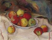 MATYSEK Petr 1885,Still Life of Apples,Kieselbach HU 1997-12-12