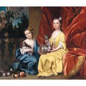 MAUBERT James 1666-1746,portrait of catherine sancroft (c. 1716-1780) and ,1716,Sotheby's 2005-06-30