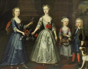 MAUBERT James 1666-1746,Son & daughters of Richard Clarke,1727,Moore Allen & Innocent GB 2019-03-08