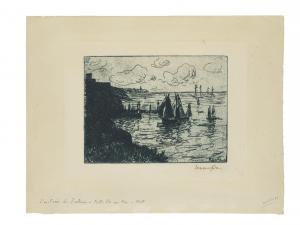 MAUFRA Maxime 1861-1918,Entrée du Palais - Belle-Ile-en-mer,1908,Christie's GB 2024-04-12