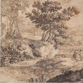 MAUPERCHE Henri 1602-1686,River landscape,Bruun Rasmussen DK 2014-03-24