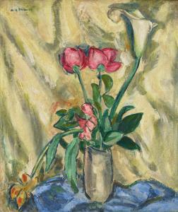 MAURER Alfred Henry 1868-1932,Vase of Flowers,1923-27,Christie's GB 2024-04-18