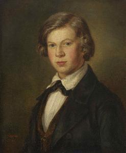 MAURER Friedrich 1800-1800,Bildnis eines jungen Mannes.,1845,Neumeister DE 2007-09-19