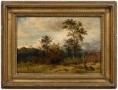 MAURER Jacob 1826-1887,landscape with deer,Brunk Auctions US 2010-02-20