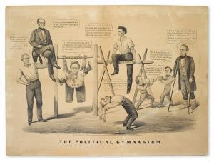 MAURER Louis 1832-1932,The Political Gymnasium.,Swann Galleries US 2014-11-25