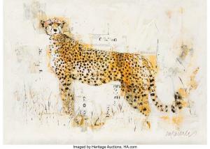 MAURER Sidney Randolph 1926-2017,Portrait of a Cheetah,Heritage US 2022-12-15