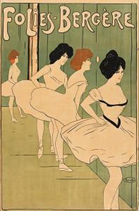 MAURICE BIAIS 1875-1926,FOLIES - BERGÈRE,1900,Swann Galleries US 2021-02-18