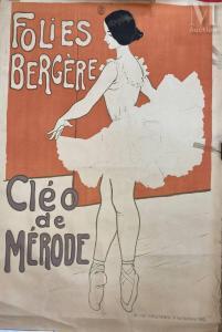 MAURICE BIAIS 1875-1926,Les folies bergères Cléo de Mérode.,Artprecium FR 2022-02-15