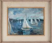MAURICE Eleanor Ingersoll 1901-1995,Sailboats,Eldred's US 2024-02-16