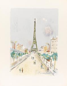 Maurice UTRILLO # André MAUROIS,PARIS CAPITALE. PARIS: JOSEPH FORET,1955,Sotheby's GB 2012-05-03