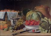 MAURIN J. Al 1800-1800,Nature morte aux fraises,1882,Alliance Encheres FR 2007-04-16