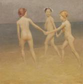 MAURY Georges Sauveur 1872-1960,Bain matinal,1924,Brussels Art Auction BE 2019-10-08