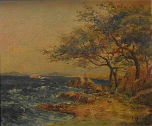 MAURY L 1900-1900,Paysage côtier,Artprecium FR 2022-01-15