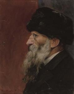MAUTNER VON MARKHOF Magda 1881-1944,Profile of a Jewish gentleman,1905,Christie's GB 2007-05-24