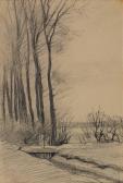 MAUVE Anton 1838-1888,Landscape with a ditch,Bubb Kuyper NL 2009-11-24
