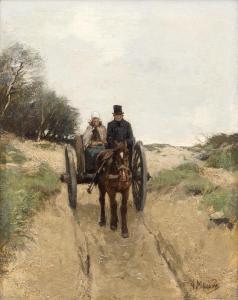 MAUVE Anton 1838-1888,On the way to church,Venduehuis NL 2023-11-14