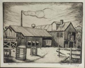MAUZEY Merritt 1895-1975,Cotton Gin,Dallas Auction US 2021-07-29