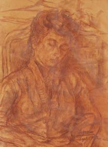 MAVRO Mania 1889-1969,Portrait de femme,1932,Millon & Associés FR 2011-06-22