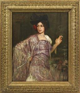 MAX Corneille 1875-1924,Porträt der Tänzerin Dora Gedon,Schloss DE 2019-12-01
