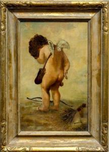 MAX EHRLER Louise 1850-1920,Cupid,Hindman US 2017-06-22