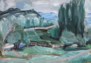 MAX WEXLER ARNOLD 1897-1947,Landscape on the White Hill,1935,Artmark RO 2023-03-28