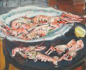 MAX WEXLER ARNOLD 1897-1947,Natură statică cu homari,Artmark RO 2015-07-19