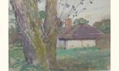 MAXENCE Edgard 1871-1954,arbre et maison bretonne,Artcurial | Briest - Poulain - F. Tajan 2004-10-26