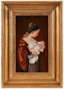 MAXFIELD James Emery 1848,Mutter mit Kind,Dobritz DE 2019-03-16